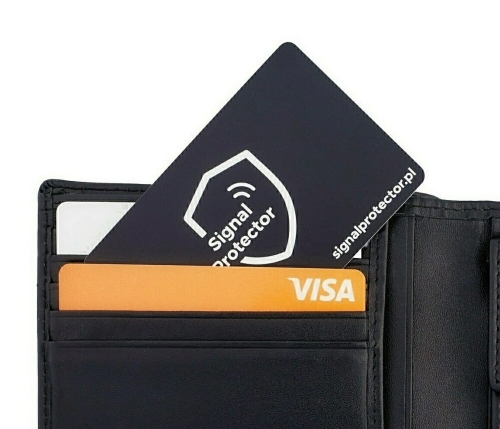 KARTA BLOKUJĄCA SYGNAŁY NFC I RFID OCHRONA KART PŁATNICZYCH PRZED KRADZIEŻĄ