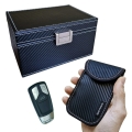 Signal Protector - BOX pudełko blokujące sygnał + etui na kluczyk KEYLESS klatka Faradaya CARBON