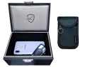 Signal Protector - BOX pudełko blokujące sygnał + etui na kluczyk KEYLESS klatka Faradaya CARBON