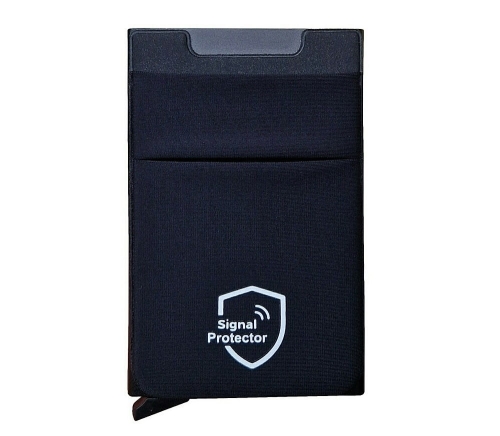 Signal Protector - aluminiowy portfel na karty płatnicze z ochroną RFID