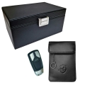 Signal Protector - BOX pudełko blokujące sygnał + etui na kluczyk KEYLESS klatka Faradaya CZARNY